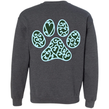 Load image into Gallery viewer, Arya Mandala Winter Paw 2 Crewneck with Back Decal

