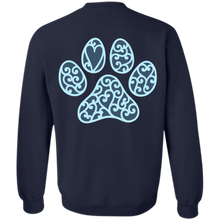 Load image into Gallery viewer, Arya Mandala Winter Paw 3 Crewneck with Back Decal
