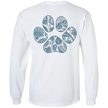 Load image into Gallery viewer, Arya Mandala Paw Long Sleeve Tee with Back Decal
