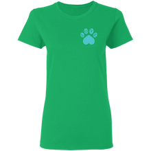 Load image into Gallery viewer, Arya Love Paw Tee with Back Decal Women&#39;s Fit
