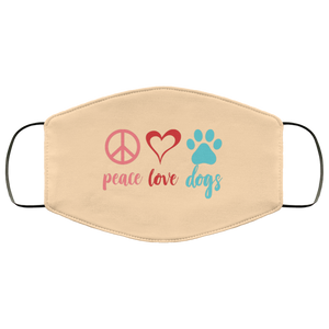 Peace Love Paw Mask