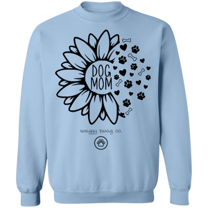 Dog Mom Sunflower Crewneck