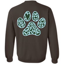 Load image into Gallery viewer, Arya Mandala Winter Paw 2 Crewneck with Back Decal
