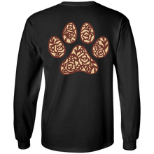 Load image into Gallery viewer, Arya Mandala Fall Paw Long Sleeve Tee with Back Decal
