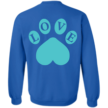 Load image into Gallery viewer, Arya Love Paw Crewneck with Back Decal
