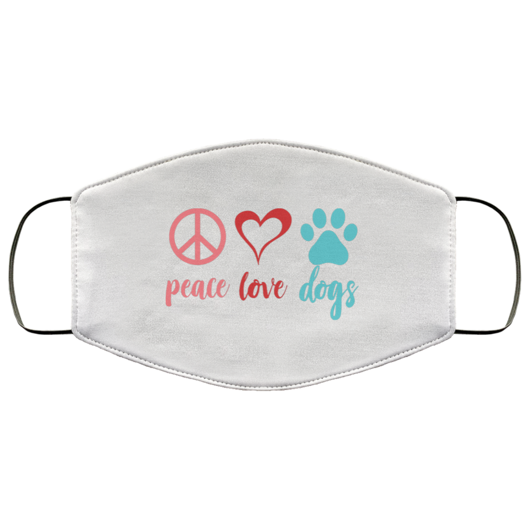 Peace Love Paw Mask