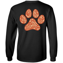 Load image into Gallery viewer, Arya Mandala Fall Paw 2 Long Sleeve Tee with Back Decal
