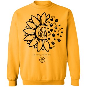 Dog Mom Sunflower Crewneck